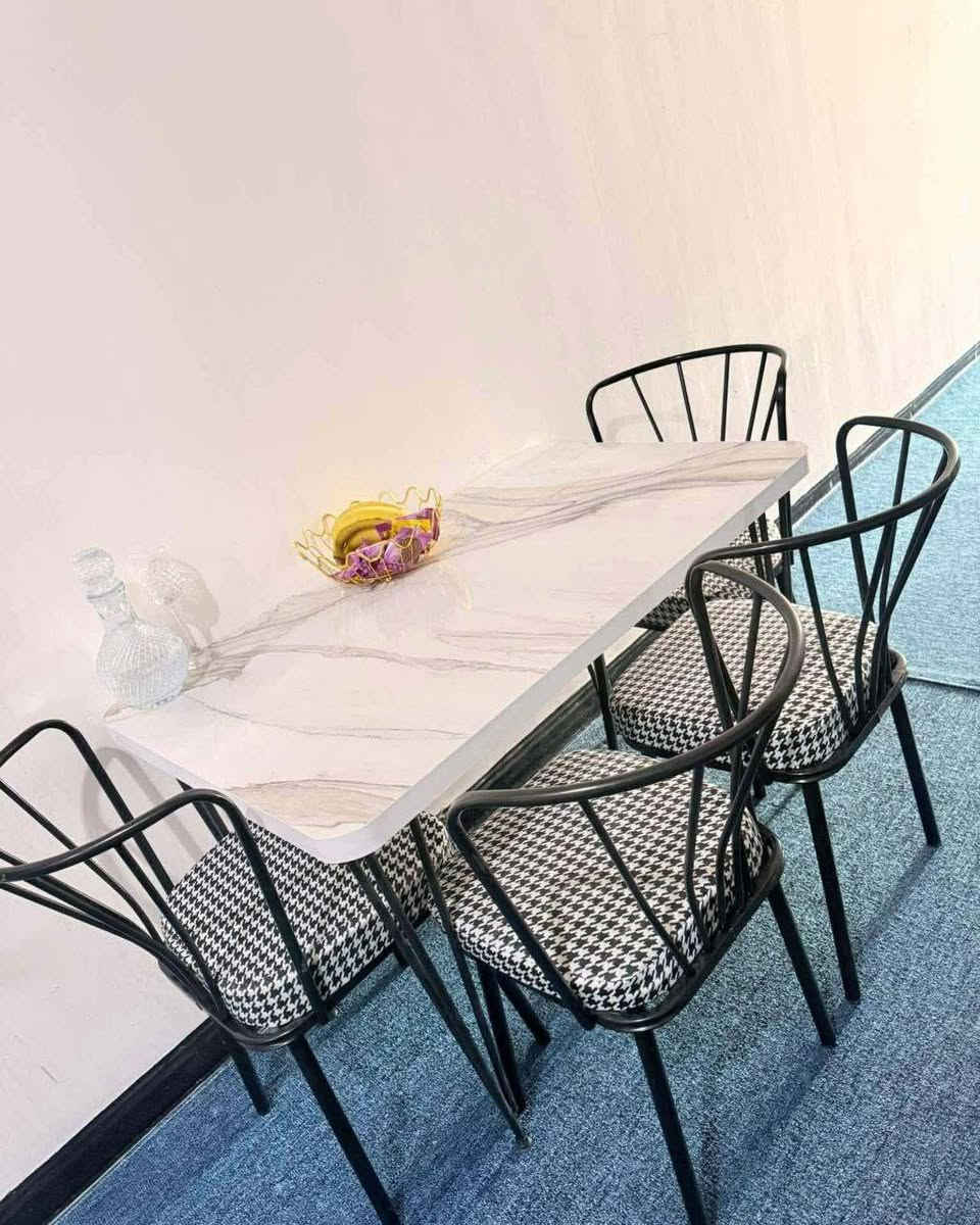 عرض خاص مؤقت
تخفيضات لمدة اسبوع 
ميز مـع 4 كراسي حديد صناعه تركيه🇹🇷  
الكراسي حديد يتحمل 250 كيلو
وكل هذا يجيك نفس الصوره
يحق لزبون فحص الطلب امام المندوب 

يوجد توصيل كل محافظات 
سارعو بالحجز قبل نفاذ الكميه
للحجز والاستفسار خاص


**إذا كنت صاحب هذا الإعلان وتريد حذفه لأي سبب، رجاءا أرسل رسالة إلى الدعم الفني**