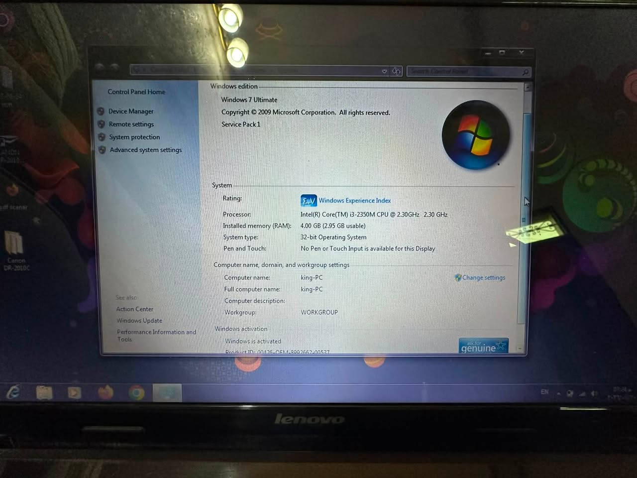 سلام عليكم 
لابتوب lenovo  نضيف بسعر مناسب جدا 
شاشه كبيره حجم 15.6 
معالج core i3 
رام 4 كيكا 
هارد 256 
السعر 120 الف 
للاستفسار📱 واتساب✅  ***********
