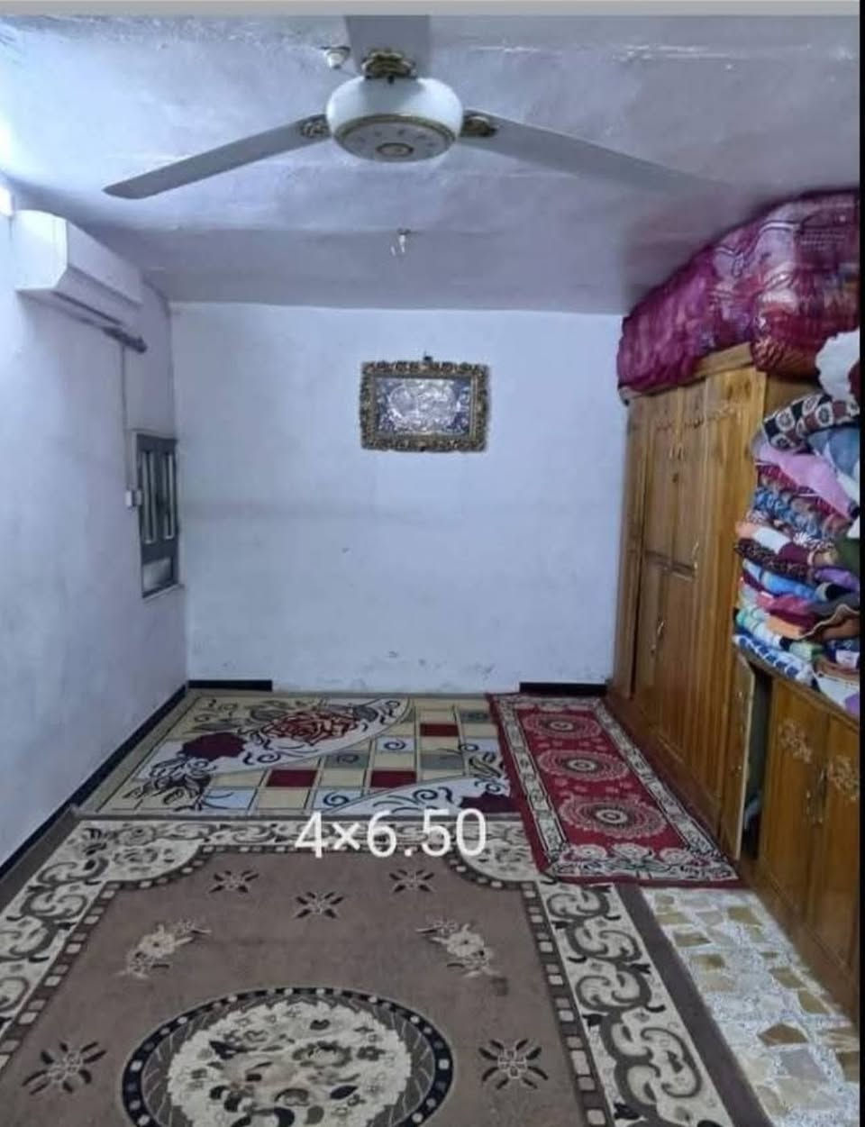 ــِۖلُأمٌ  (💜)ـكـۜم طابقين 144متر
دار للبيع قطاع76مقابل 33اقرب
 نقطة دالة جامع الامام المهدي المنتظر 
طابيقن عگاده ثلاث غرف في الطابق الثاني 
استقبال 4×7
صاله5×5
مطبخ 5×5
غرفه نوم 6.50×5
حمامات مع توليت 2
حمام داخل للبيت 
الطابق الثاني 
غرفه فوك 5×5
غرفه4×4 
غرفه 6.50×5
البيت كادمك شوف يعجبك انتصل هلان وسهلن بيك 
الاستفسار على رقم ***********
