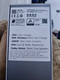 موبايل تكنو بوڤا 7الترا  G5 أخو الجديد سعره 325الف بي مجال بسيط وياه  ...