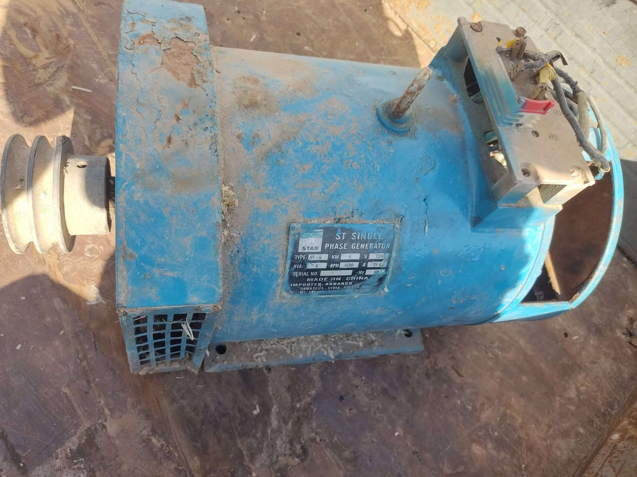 سلام عليكم البيع راس توليد شغال عل فحص 20انبير 5KVA بكانه بغداد ابو غريب شراي انتصل ***********بي وتساب
