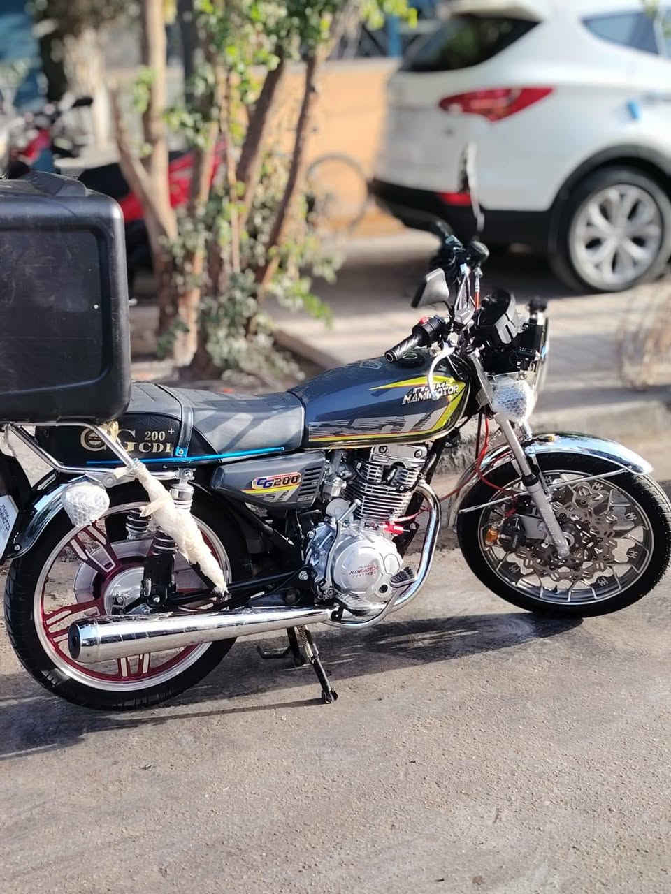 السلام عليكم
دراجه إيراني للبيع موديل 2025 مكينه خير من الله ما متعوبه أوراق كامله ما بيها اي نقص *********** واتساب
مكاني بغداد اليرموك
