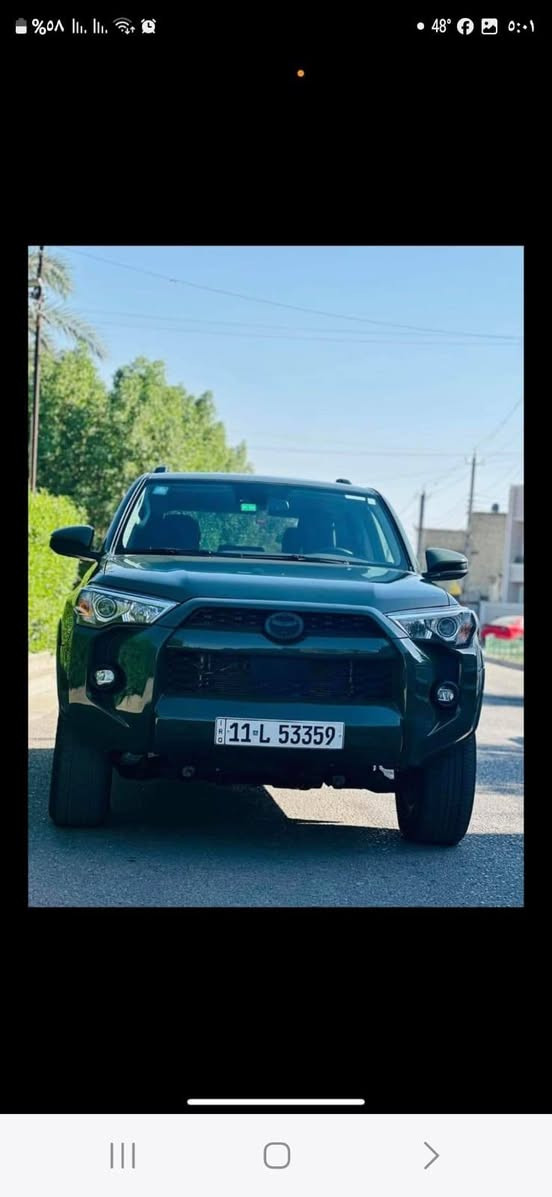 بعد التحيه والسلام
4 runner 2022
رقم بغداد 
السياره جديده لوك ماشيه اقل ال٤٠ الف 
لون مميز  مري شفط اشاير بالمري شاشه جبيره مفوله ما عدى الفتحه
دواسات وعليهه هواي اضافات
مكاني ديوانيه عروبه 
*********** 
عارضهه ٣٣٥ وبيهه مجال حك الجيه اتصل وتدلل
