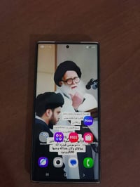 S23 Ultra اس الترا23كامل مكفول لون اسودبلاتنيوم مع ضهرحمايه +كفر مع شا...