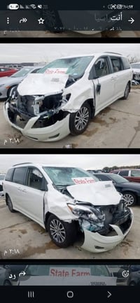 سينا XLE • ٢٠١٩ • حادث أمامي