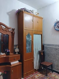 خشب اصلي • ٦ بيبان • ميز تواليت