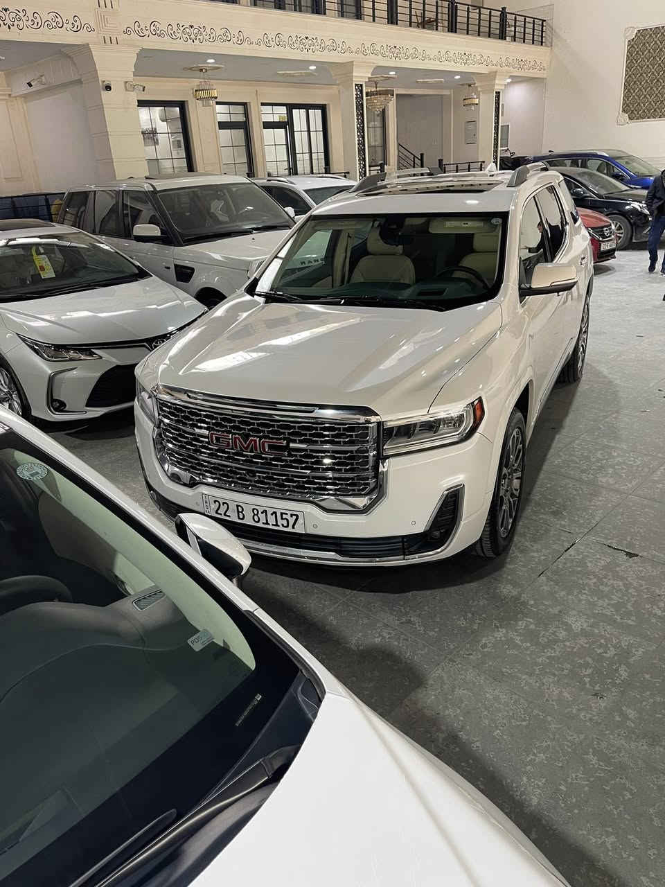 سلام عليكم البيع جي ام سي اكاديا DENALI موديل 2022 رقم اربيل محرك 4 سلندرتيربو ضررها جاملغ أمامي صبغ شويا بنيد بلحافه بنيد صبغ شويا بلحافه باب صبغ بجم امامي وخلفي كبس المكان اربيل سعر ***********
