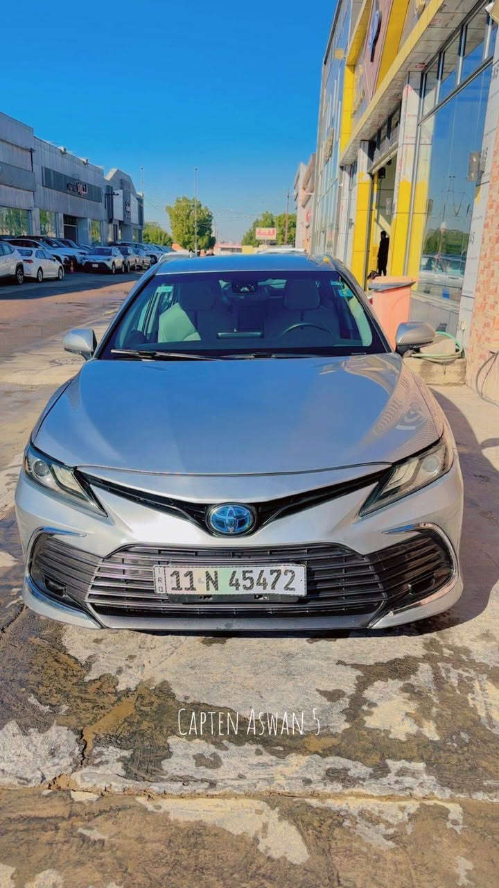 تحيه طيبه السلام
كامري 2022 
فئة XLE
ماشيه 108 ألف 
فول مواصفات عدا الفتحه
بصمه تشغيل عن بعد 
بصمه ابواب 
هايبرد
فول ردارات 
كاميراه 3d 
حساسات اماميه وجانبية
تحكم ستيرن جهتين
كراسي الامامية تحكم كهربائي جميع الجهات
غرفه كامله جلد 
كراسي تدفئة
رادار امامي خلفي
شاشة امامية 
كار باي
شحن موبايل ذاتي لمس
فول درايفر
ويل كب ستيل الاصلي علامة تويوتا
السعر 175 ورقه 
أي استفسار رقم صاحب السياره 
*********** أبو احمد 
مكان بغداد البياع
