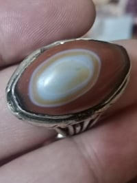 خاتم جزع بقري • حجرة كاملة • ٢٥غم