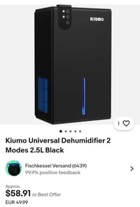 مزيل رطوبة • ٢٫٥ لتر • أمازون بريطاني