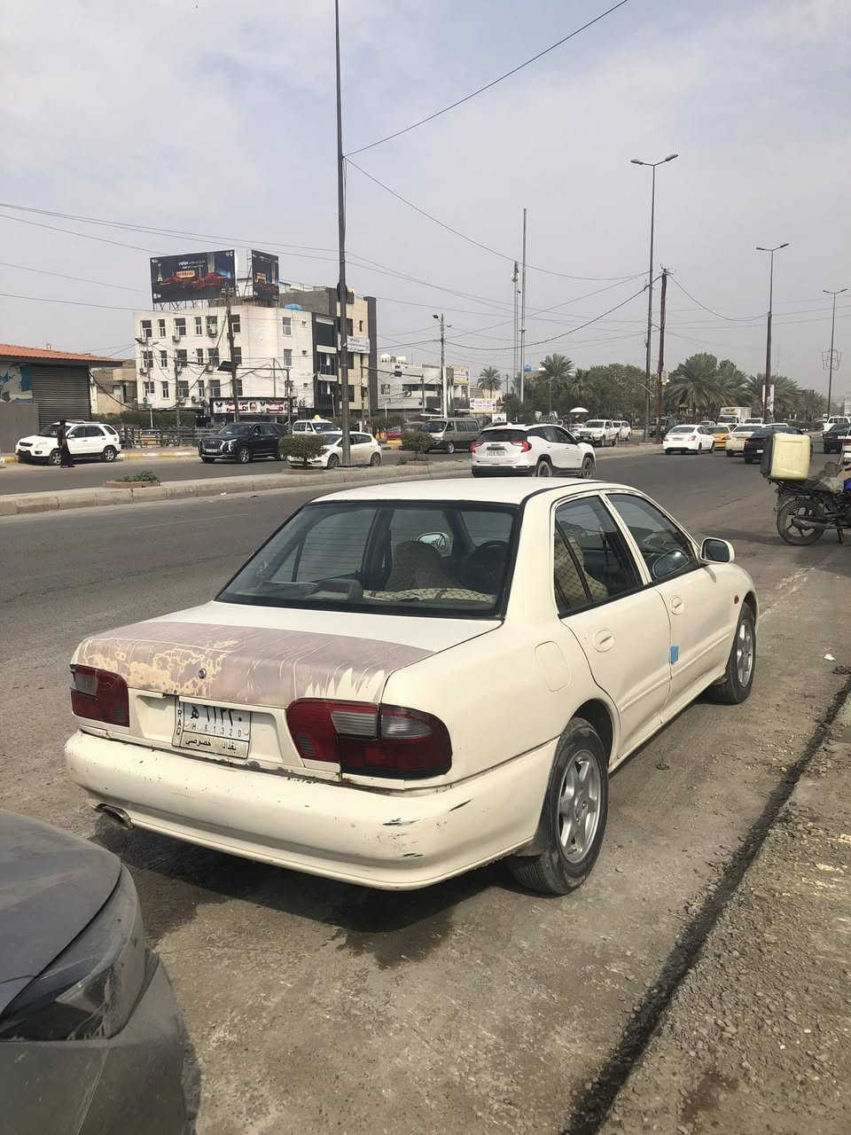 بروتون٢٠٠٥بيهه حزام صبغ وطخه بجنطه خفيفه بيهه خيط تبخير بالمكينه بس متنقص دهن ولا شي بس من صلنصه التدخين خفيف ميبين السعر ٣٨بي مجال بسيط حك الجيه مكان بغداد الكاضميه للاستفسار اتصل ع رقم ***********ممتواجد ع فيس
