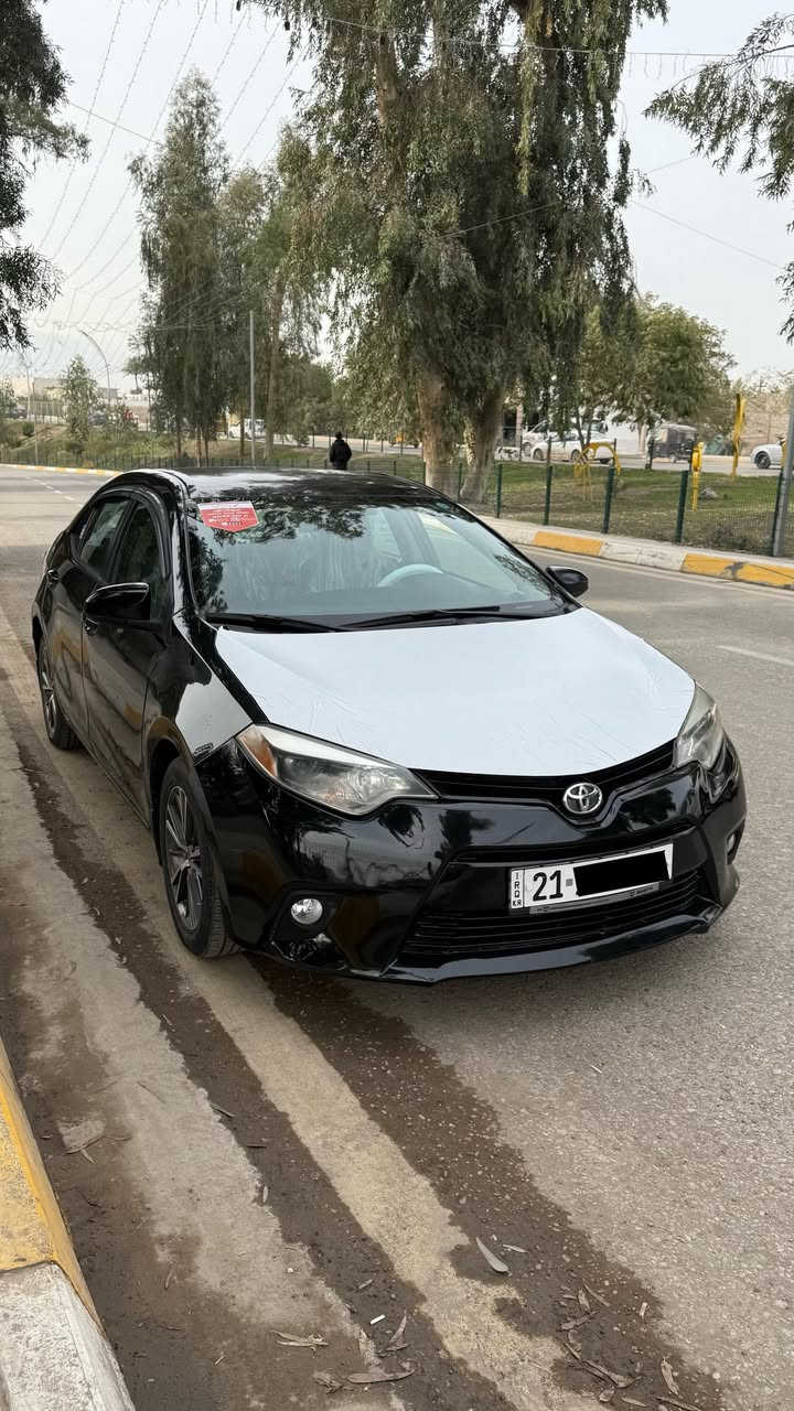 السلام عليكم
للبيع تويوتا كورلا 2016 LE وارد امريكي رقم سليمانية الدولي الجديد باسمي تحويل ثاني يوم محرك 1800 مواصفاتها ( تحكمات ستيرن ، شاشة كبيرة ، كاميرا خلفية ، مثبت سرعة ، وباقي موصفات الكورلا معروفة )
السيارة بيها 3 قطع صبغ بابتين و مباوك جاملغ خلفي صفحة عكس السايق بدون دواخل بدون ايرباك
السيارة خير من الله جاهزة بدون اي نقص ربع ماتصرف عليها

مكان السيارة / ديالى - بعقوبة 
للاستفسار / ***********
