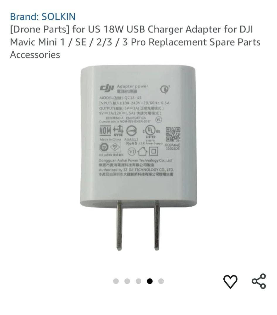 شاحنه DJI Mavic Mini 1 / SE / 2/3 / 3 Pro ....عدد ٢


**إذا كنت صاحب هذا الإعلان وتريد حذفه لأي سبب، رجاءا أرسل رسالة إلى الدعم الفني**