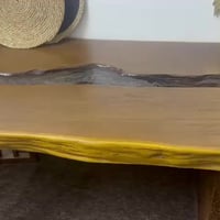 ميز خشب زان • نافوره شلال • ميز تلفزيون