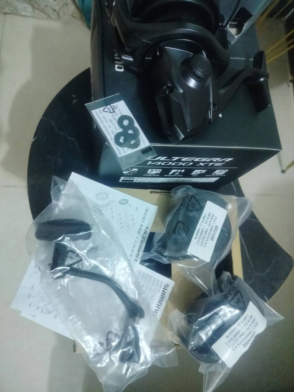 السلام عليكم 
للبيع مكينة شيمانو اولتيكرا 14000 الوحيدة بالعراق 
مكينة ماكس دراگ 20 كيلو واكثر 
103 سم باللفة الوحدة 
جديد غير مستخدم بالكارتون
تشتغل سورف كاست تشتغل بحر 
السعر 125 دولار


**إذا كنت صاحب هذا الإعلان وتريد حذفه لأي سبب، رجاءا أرسل رسالة إلى الدعم الفني**