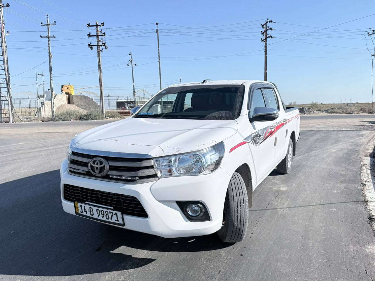 بيكب هايلوكس مديل 2024 بعدها زيرو ماشيه 20 الف حقيقي
بسمنه رقم بصره جديد 
سعر 270  بيه مجال قليل 
*********** /***********
