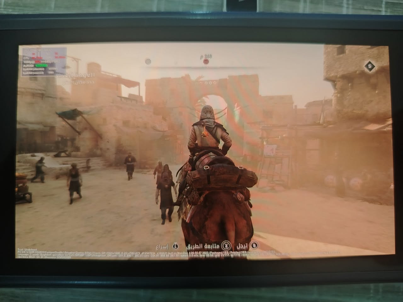 جهاز AYA NEO AIR PRO 
 معالج AMD RYAZEN 5 5560U 
رام 16كيكا
 هارد 1تيرا يعني 1000كيكا حجم كبير 2280
 الجهاز يحتوي على بصمه اصبع// منفذين شحن تايب سي اسفل وأعلى
جهاز خفيف الوزن  وصغير جدا  عملي  بتنقل تكدر تخلي بجيبك تقريبا وزنه 320غرام
حجم شاشته 5.5 شاشته نوع امولد يعني الوان حقيقيه على عكس باقي الاجهزه  اصغر من شاشه تلفونك
أزرار التحكم تجي نوع مغناطيسي يعني ماتخرب  ابد عكس باقي الاجهزه 
فقط بطاريه مابي  وتعويض عنها انطي بور بانك 
سعه 20000  قدره100 واط
حرارة الجهاز ماتخطت 65c تحت الضغط 
يحتوي على العاب هواي
 / Gta v / god of war /forza horizon 5
 /Ghost of tsushima  /pes 2021/ stray
/Assassin greed marge/
السعر 625الف واتساب *********** 
مكاني البصره واكو توصيل
