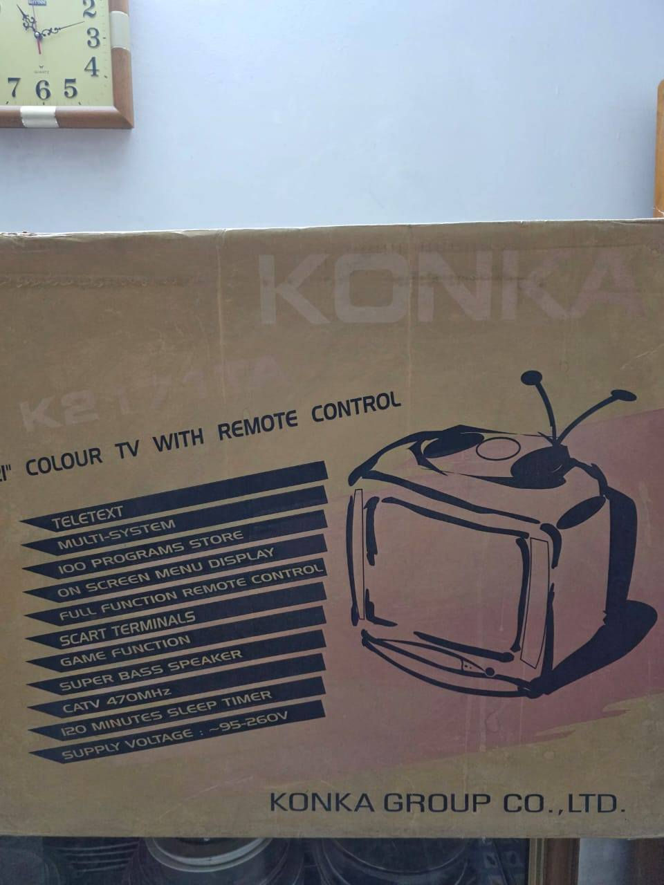 السلام عليكم
تلفزيون كونكا حجم 21 بوصة للبيع ، اي استفسار التواصل عل الخاص...


**إذا كنت صاحب هذا الإعلان وتريد حذفه لأي سبب، رجاءا أرسل رسالة إلى الدعم الفني**