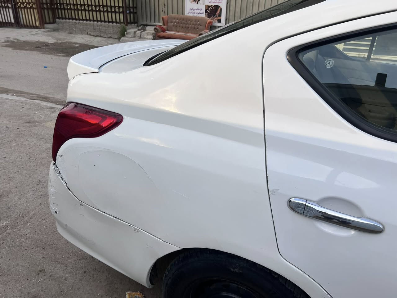 نيسان سني هندي موديل 18 بليته زركه بسمي
السياره مكينه كير تبريد كفاله رقم بغداد
اخوان سونارهه موضح كدامكم السياره خير من الله مناقصه شي السياره ما بيها دواخل امانة الله ورسوله مسويلها ادامة كامله بوجهك للشارع تخم تاير قبل اسبوعين شادهن 
مكاني البياع حي الاعلام *********** بي واتس واخوان رحمه لوالديكم الميعجبه المنشور يعبره واني بخدمتكم 
السعر 85 وبيها مجال انشاءلله ❤️
