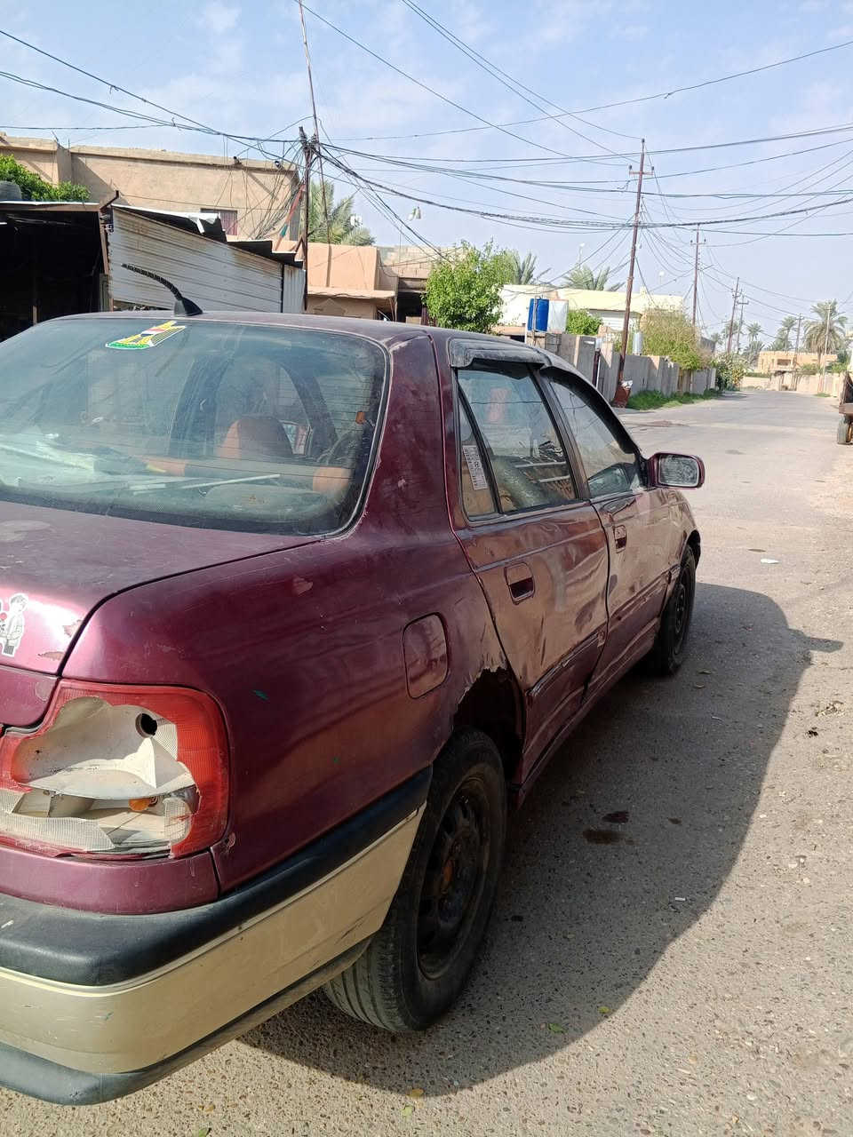 السلام عليكم النتره دمعه للبيع موديل 94 شغاله محرك جديد كير بي تئخير بل نمره صدر امامي خلفي نص عمر السيارة مال جناي سنويه لل 27 مشروع وطني مكان السيارة صلاح الدين ـ الضلوعية ـ الجبور 
للستفسار الاتصال 
***********
