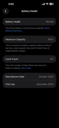 آيفون ١٥ برو ماكس • ٢٥٦ • تيتانيوم