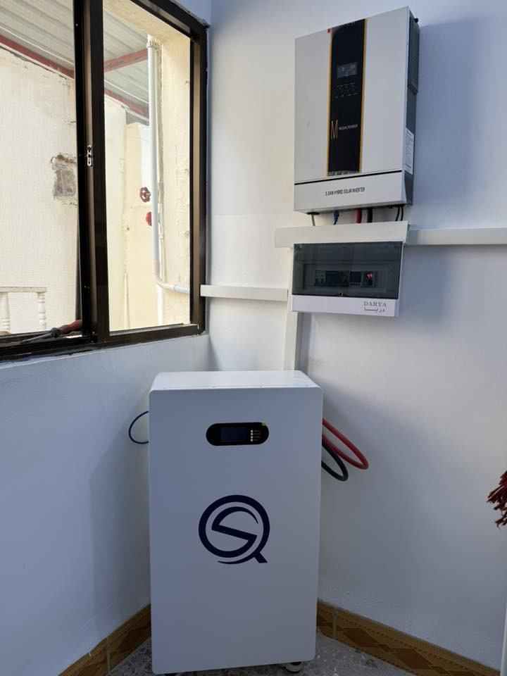 تم بفضل اللّٰه تركيب منظومة طاقة شمسية من قبل كوادرنا في 

#قريةباجوان 

للاخ ::خضير عباس ابو نوار 
  
✅ نظام طاقة شمسية متكامل بأعلى المواصفات

✅فولتية ثابتة 220فولت 
✅كهرباء مستمرة بدون انقطاع 
✅تشغيل تلقائي عند انقطاع الكهرباء

🔵انفيرتر قدرة(7) كيلو واط 
🔵الواح قدرة  (645) واط نوع Aiko
🔵بطارية ليثيوم (314)امبير  16 KW

✅صيانة فورية بحالة مواجهة اي خلل فني
✅ضمانات عالية وعمر افتراضي طويل
✅خدمات متابعة مابعد التنصيب

نهاري ☀️(20) امبير
ليلي   🌑 (14) امبير 
 
للاستفسار اكثر الاتصال على الارقام التالية 
***********
***********
⚫️#مكتب #باجوان #للطاقه #الشمسيه
