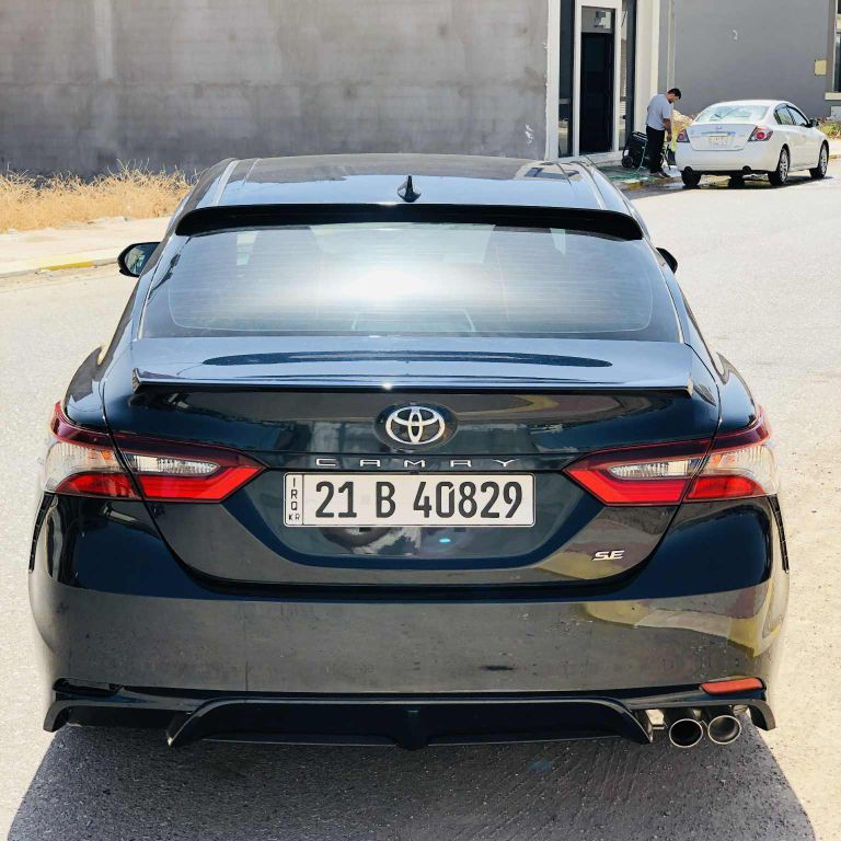 سلام عليكم ورحمه الله وبركاته 
تويوتا كامري 
2021
 SE
وارد امريكي 
رقم سليمانيه الجديد
شرررط تحويل وكاله
ايرباگات سستم
بدون دواخل بدون شواصي
صور السياره والسونار بالمنشور
الضرر بنيد وچامرلاغ
باب خلف السايق كلير امريكا
باب السايق مبدل بلاددددي
ماشيه 123كم  يعني 77 مايل 
كشن سايق كهرباء + جلد
كامره خلفيه 
شاشه جبيره 
شفتات ستيرن 
رادار امامي 
تحديد مسار
دبل كزوز
كتلوكات شركه 
ارضيات شركه
السعر / 168وبيه مجال بسيط للشراي الجااااد
مكانه ديالى خانقين
الخاص مفتوح
للاستفسار ***********
