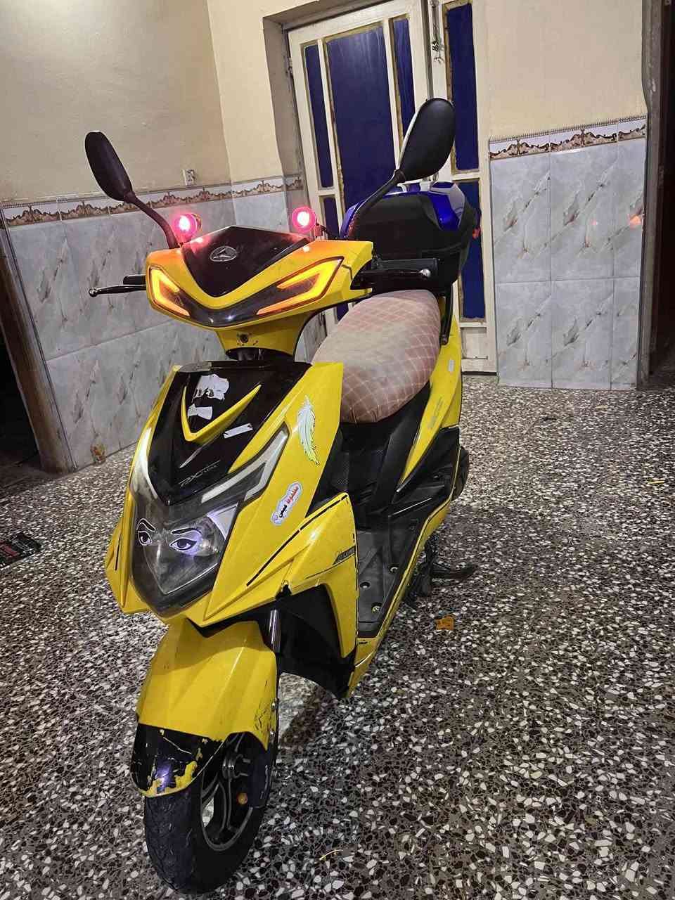 سلام عليكم دراجه سكنس موديل2024دراجه حلو سعره 500وبيعه مجال مكان قرب سيطرة الآثار رقم ***********
