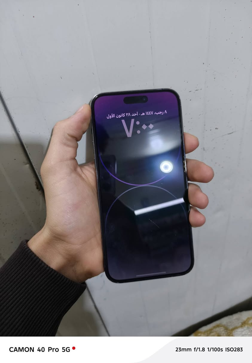 السلام عليكم
14 برو ماكس 256 بطارية 82 تك

جهاز نضيف لا مفتوح ولا مصلح 

مكاني بلديات 
سعرة 800
***********
