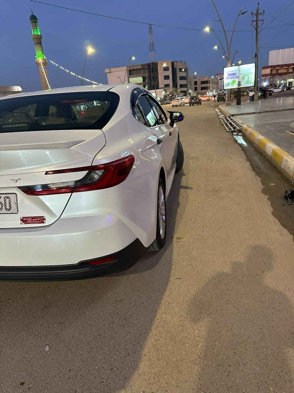 للبيع كامري ٢٠٢٥ خليجي وكالة ساز بانزين مرقمة بغداد باسمي مواصفات ال اي بانزين فقط  محرك 2500  سلايد وبصمة حاسات امامي خلفي اصلية لايت زنون بلادي دبل عدسة  كشن كهرباء
اشارة بالمراية ومرايا كهربائية  شاشة وكامرة وتبريد قطعتين وهاند بريك بصمة.
السيارة مكفولة من كلشي  ماشية 5000 والفحص وضمان ساز تبديلات زيت مجانية صيانة مجانية 
السعر 28 الاتصال *********** 
مكاني الرمادي
