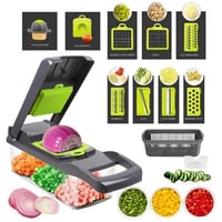 قطاعة خضروات • شفرات ستانلس • متعددة الوظائف