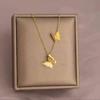 سيت فراشة • ذهبي • مقاوم للصدأ