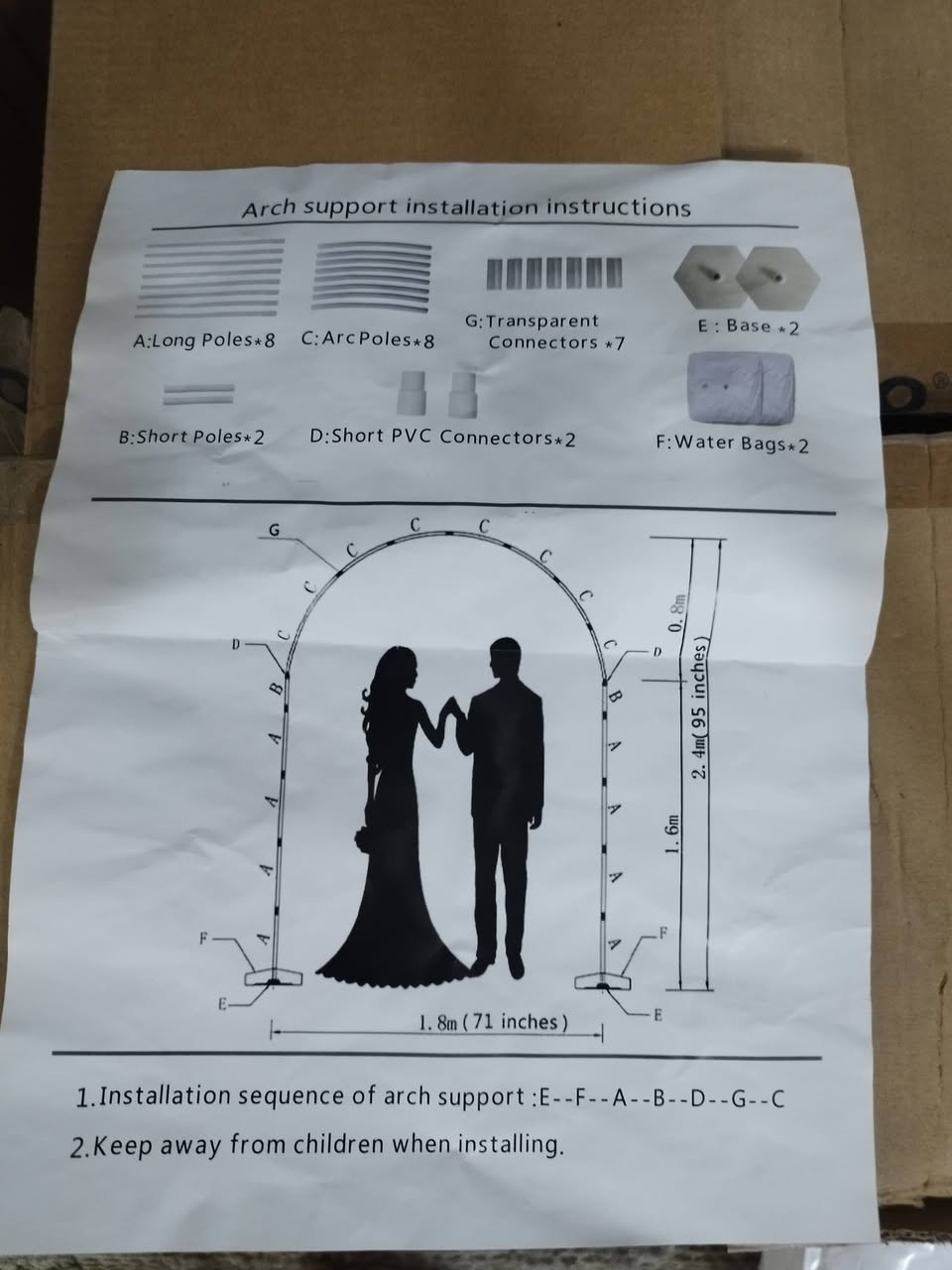 اطار كوشة اعراس او اعياد الميلاد كلش جبير يتركب على القياس الي تريده كبير او صغير
للتواصل ***********
