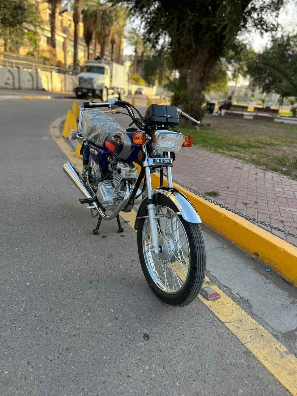 السلام عليكم شباب دراجه بانزين ناريه نؤع ايراني 4 كير شركته NIM الصقر  دراجه زيرؤ صفر كيلؤ  متر غير مستخدم بعده ب الجيس  تجي ؤتشؤف بعينك جتي ب 3 سؤيجات مري مؤجؤد مكفؤل مؤديل 2025  كفاله عامه ملحقاتها ؤصل معرض _ منفيس _ العنؤان بغداد اي ستفسار تصل
***********
