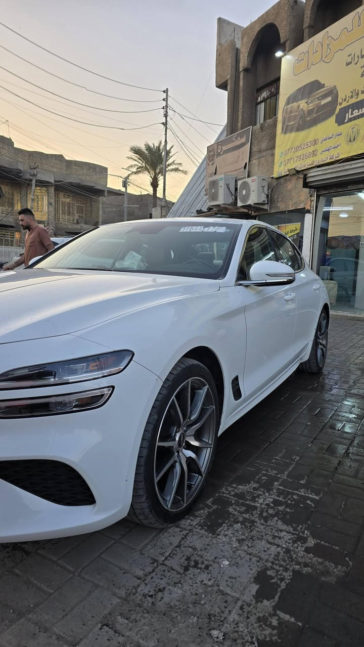 للبيع جينسس G70 موديل 2023 –
سيارة سبورت فخمة تجمع القوة والراحة
مناسبة للاستخدام اليومي والسفر 👌
محرك 2.0 تيربو قوي واقتصادي
252 حصان – سحب ناعم وثابت
كير أوتوماتيك 8 نمر
دفع رباعي يعطي ثبات ومتعة بالسواقة
شاشة + أبل كاربلاي وأندرويد أوتو
مقاعد جلد نظيفة
تدفئة مقاعد أمامية
تشغيل بصمة + دخول ذكي
تشغيل عن بعد 
مثب سرعه
رادارات 
نظام تحديد المسار 
تبريد ثلج 
ويل 19 
  ABS
بدون بانوراما
السيارة نظيفة جداً وما تحتاج شي
📌 سواقتها ناعمة، عزل ممتاز، وصرف بانزين زينة
📌 كلين تايتل بدون حادث بدون صبغ بدون تبديل بدون بارد مكفوله كفاله عامه
ملاحظه عليها رقم مميز مواليدي وبي زياده رقم ٦ فقط 🔥
العنوان بغداد
للاستفسار خاص او اتصال 
***********
