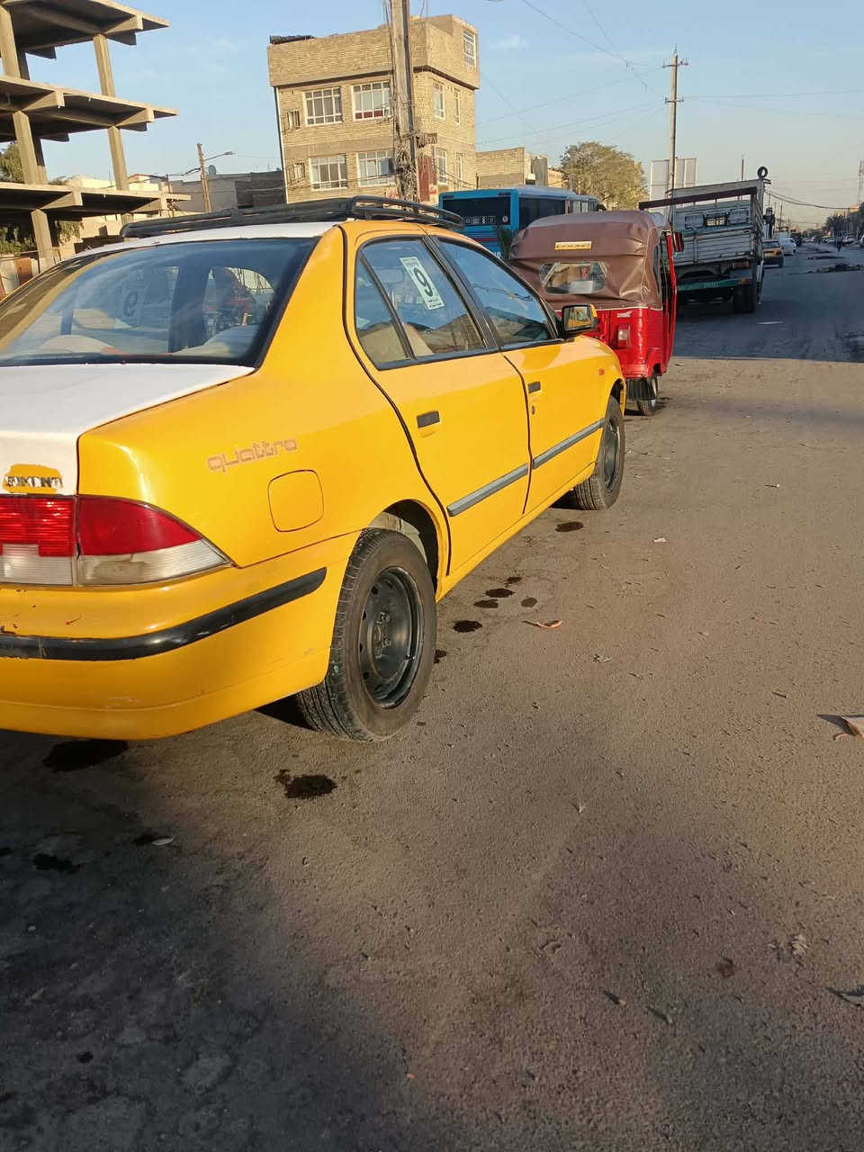 متاح سمند موديل 11 ناطقه أي نقص مابيها جاهزه كبل لشارع
عنوان بغداد مدينه الصدر  ***********
