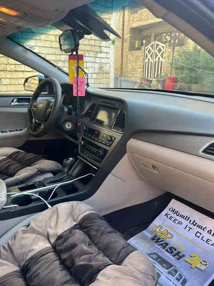 سوناتا ٢٠١٧ وارد امريكي محرك ٢٤٠٠ بسمي شرط التحويل مال بيت امانه الله ماشية 82 نظيفه تخم تيرات جديد باتري جديد السعر ١٢٧  قفل السيارة بغداد الشعلة ( *********** )
