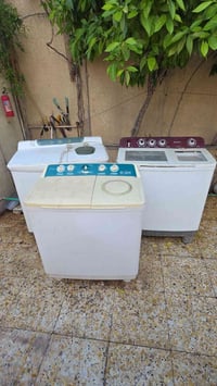 ٣ غسالات • قفل قفل