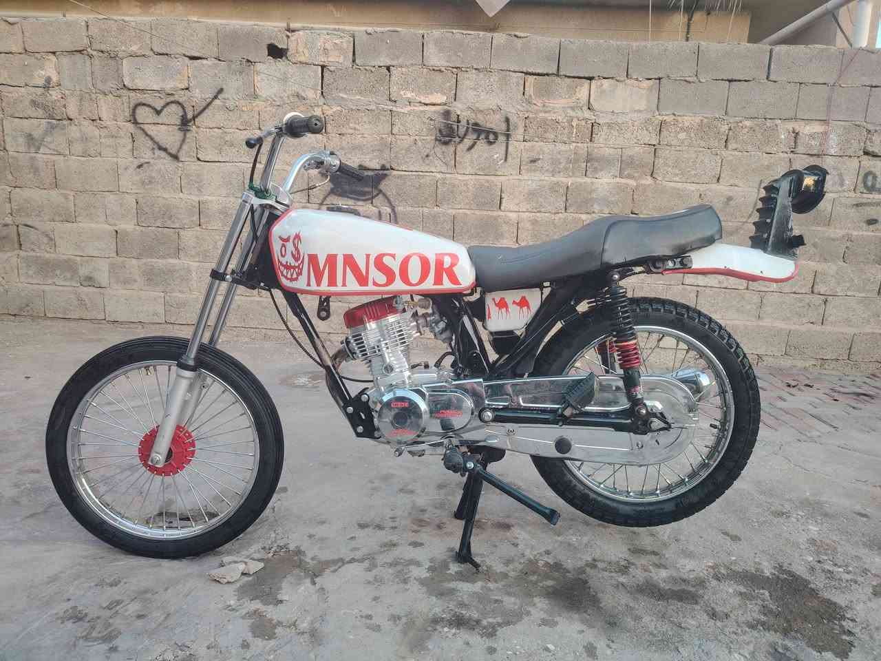 دراجه للبيع نامه تيربو موديل شاصي وتعمير كله 23 أوراق اسكنر اسعر 650 أو بيه مجال رقم ***********
