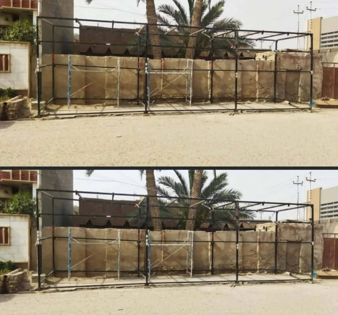 السلام عليكم ورحمة الله وبركاته،
تكية خدمية للبيع .
عرض ١٠ متر. 
ارتفاع ٣ متر .

أضافه للتاج الخارجي بالأعلى.
السعر خاص 

***********
