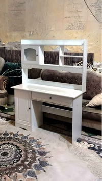 ميز مكتبي • خشب MDF • ١٢٠×٤٤×١٥٤ سم