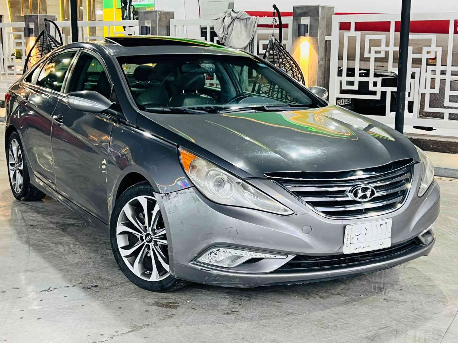 سلام عليكم
سوناتا 2013
فول لفول الاخير
حادث دعاميه و بنيد فقط
لغد شاصي مكفول
مكيته 2000 توربو 
عنوان شارع فلسطين
سعر 113 وبيه مجال لشراي الجاد 
رقم بغداد بسمي 
استفسار ***********
