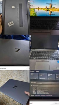 حاسبة للبيع hp اصدار zbook   مواصفاتها   المعالج i5 جيل 11  الرام 16 و...