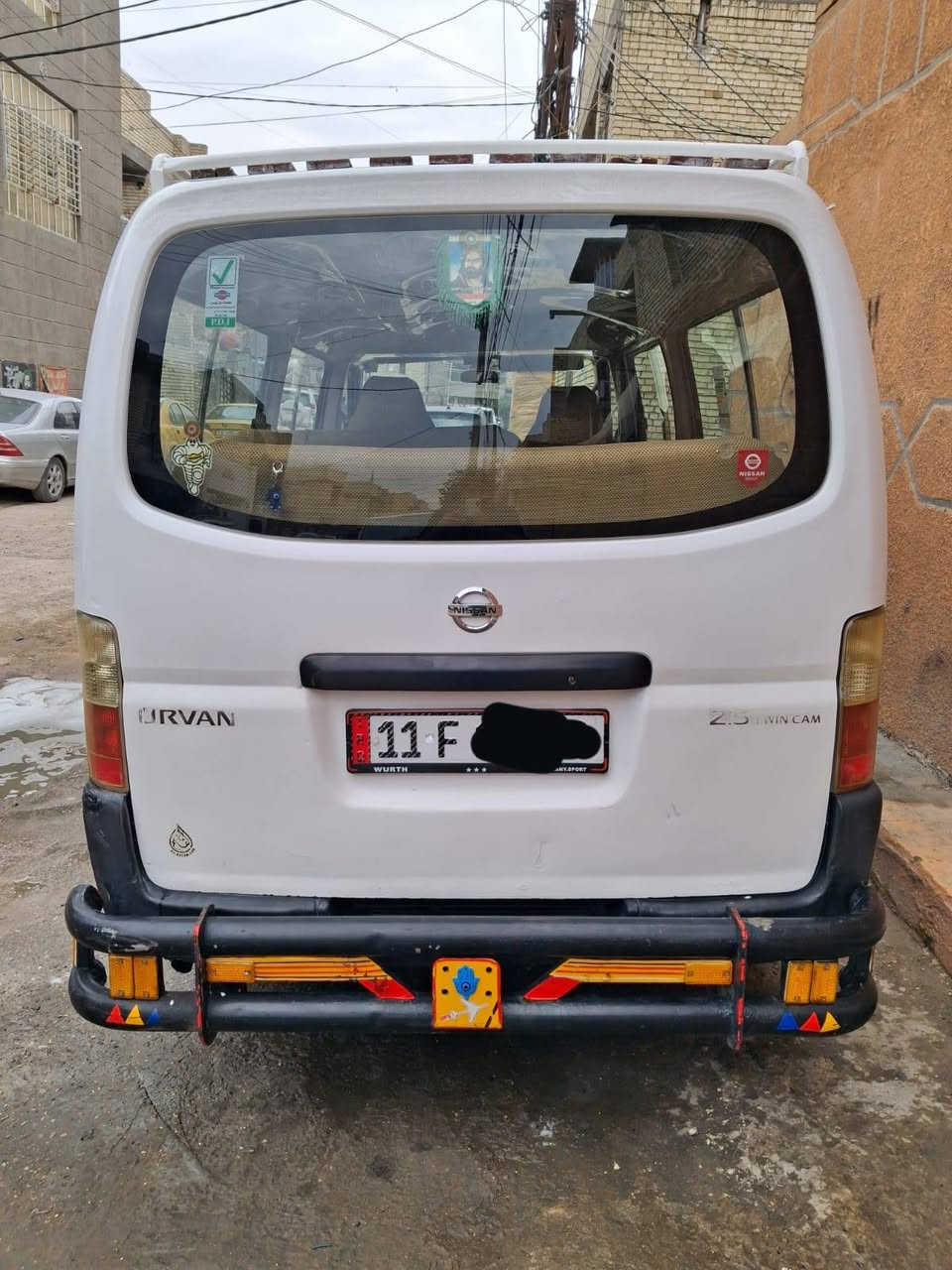 نيسان اورفان 2007 رقم بغداد الجديد بسمي السعر 90 رقم الهاتف *********** مكاني بغداد
