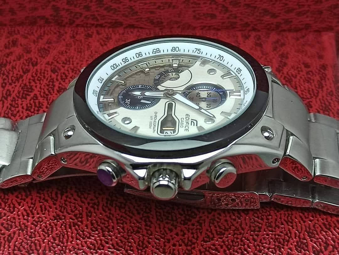 بسم الله الرحمن الرحيم

ساعة (کاسیو) ماكینة اصلي مایوتا ياباني
مكينة کوارتز بیطاریة یابانی اصلي
نافذة للعرض التاريخ
كرنوكراف
سناتر شغال
كامل ستیل
الوزن168غرام
قطر 42ملم
السعر 130الف ‌👉
نسبة النظافة 100%غیر مستعمل


**إذا كنت صاحب هذا الإعلان وتريد حذفه لأي سبب، رجاءا أرسل رسالة إلى الدعم الفني**