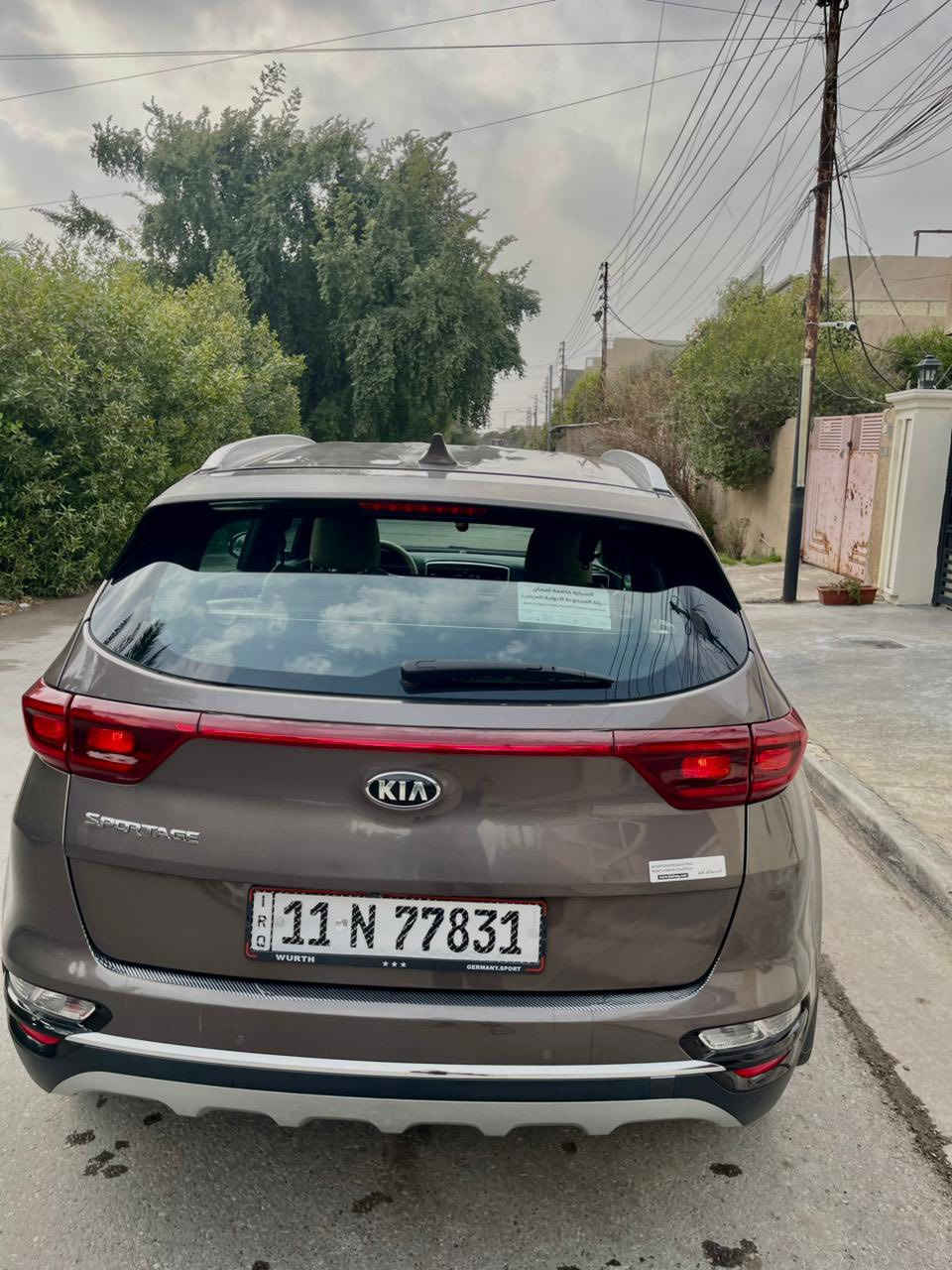 كيا سبورتج خليجي موديل 2020 رقم بغداد سنويه وهزه ورقم جديد ماشيه 37 فول عدا فتحه  مكفوله عدا بارد بلباب وصبغ شبرين سياره جديده محرك 2000 دوش بسمه كراسي كهرباء تشغيل عن بعد شاشه  اصليه حساس امامي خلفي 5 ويل كب مري شفط مكاني بغداد الأطباء السعر 188

***********
