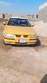 سمند موديل 11 رقم انكليزي مصفره هيه أو غرامات للتواصل 07727913529 السع...