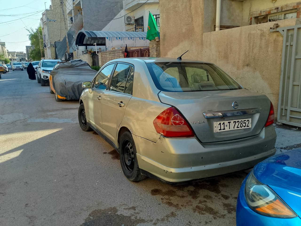 سلام عليكم نيسان تيدا 2006رقم بغداد بااسمي هزه جديده محرك1600كير أوتو تبريد تخم تايرات نظيفات تخم دبلات مال تفصيخ صدره يحتاجله بس طبلات ويرادله ترتيب عنوان شهداء البياع *********** سعر 58بيه مجال بسيط
