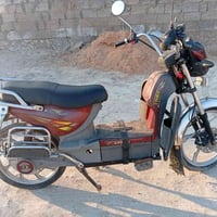 دراجة كهربائية • بطاريات فول • الرمادي