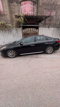 سوناتا  2015 ( امريكي  اللون اسود   رقم بغداد بأسمي السيارة  محرك 2400...